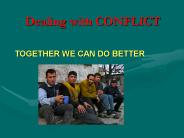 TOGETHER WE CAN DO BETTER