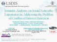 Semantic Analytics on Social Networks: Experiences in Addressing the Problem of Conflict of Interest Detection PowerPoint PPT Presentation