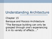 Understanding Architecture