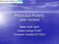Precocious Puberty case reviews PowerPoint PPT Presentation