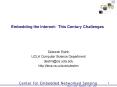 Embedding the Internet: This Century Challenges PowerPoint PPT Presentation