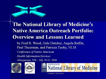 The National Library of Medicine