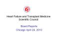 Heart Failure and Transplant Medicine Scientific Council PowerPoint PPT Presentation