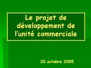 Le projet de d
