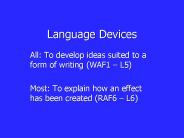 Language Devices
