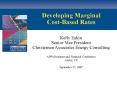 Developing Marginal Cost-Based Rates PowerPoint PPT Presentation
