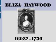 Eliza Haywood