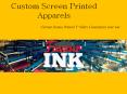 Custom Screen Printed Apparels – FaveurINK PowerPoint PPT Presentation