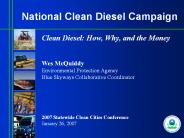 National Clean Diesel Campaign