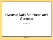 Dynamic Data Structures and Generics