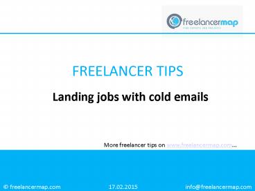 Landing jobs with cold emails