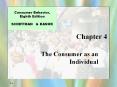 The Consumer as an Individual PowerPoint PPT Presentation