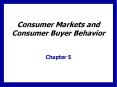 Consumer Markets and Consumer Buyer Behavior PowerPoint PPT Presentation