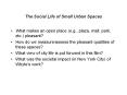 The Social Life of Small Urban Spaces PowerPoint PPT Presentation