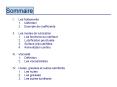 Sommaire PowerPoint PPT Presentation