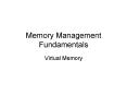 Memory Management Fundamentals PowerPoint PPT Presentation