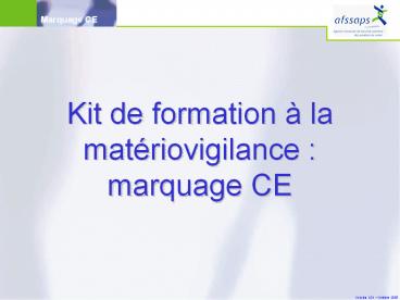 Kit de formation 