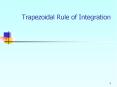 Trapezoidal Rule of Integration PowerPoint PPT Presentation