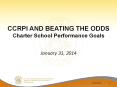 CCRPI and Beating the Odds Charter School Performance Goals PowerPoint PPT Presentation