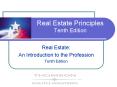 Real Estate Principles Tenth Edition PowerPoint PPT Presentation