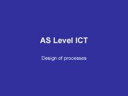 AS Level ICT