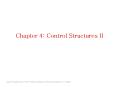 Chapter 4: Control Structures II PowerPoint PPT Presentation