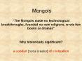 Mongols PowerPoint PPT Presentation