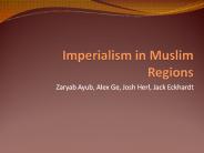 Imperialism in Muslim Regions