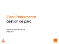 Fleet Performance gestion de parc PowerPoint PPT Presentation