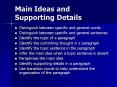 Main Ideas and Supporting Details PowerPoint PPT Presentation