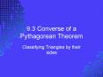 9.3 Converse of a Pythagorean Theorem PowerPoint PPT Presentation