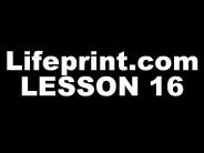 Lifeprint.com LESSON 16