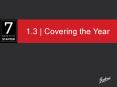 1.3 | Covering the Year PowerPoint PPT Presentation