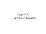 Chapter 15 A Universe of Galaxies
