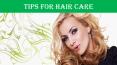 Tips For Hair Care PowerPoint PPT Presentation