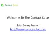 Solar Sunny Preston