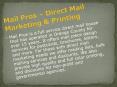 direct mail marketing service PowerPoint PPT Presentation