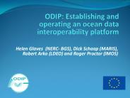 ODIP: Establishing and operating an ocean data interoperability platform