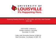 Critical Thinking Outcomes: Comm 370 Desktop Publishing 