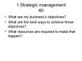 1.Strategic management 40 PowerPoint PPT Presentation