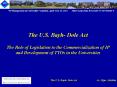 The U.S. Bayh- Dole Act PowerPoint PPT Presentation
