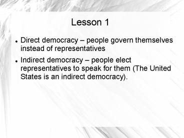 presentation player overlay