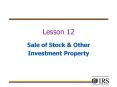 Sale of Stock PowerPoint PPT Presentation