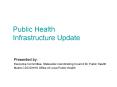 Public Health Infrastructure Update PowerPoint PPT Presentation