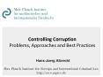Controlling Corruption Problems, Approaches and Best Practices PowerPoint PPT Presentation