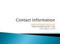 Contact Information PowerPoint PPT Presentation