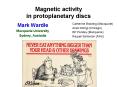 Magnetic activity in protoplanetary discs PowerPoint PPT Presentation