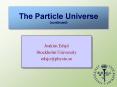 The Particle Universe (continued) PowerPoint PPT Presentation