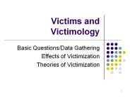 Victims and Victimology