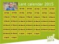 Lent calendar 2015 PowerPoint PPT Presentation